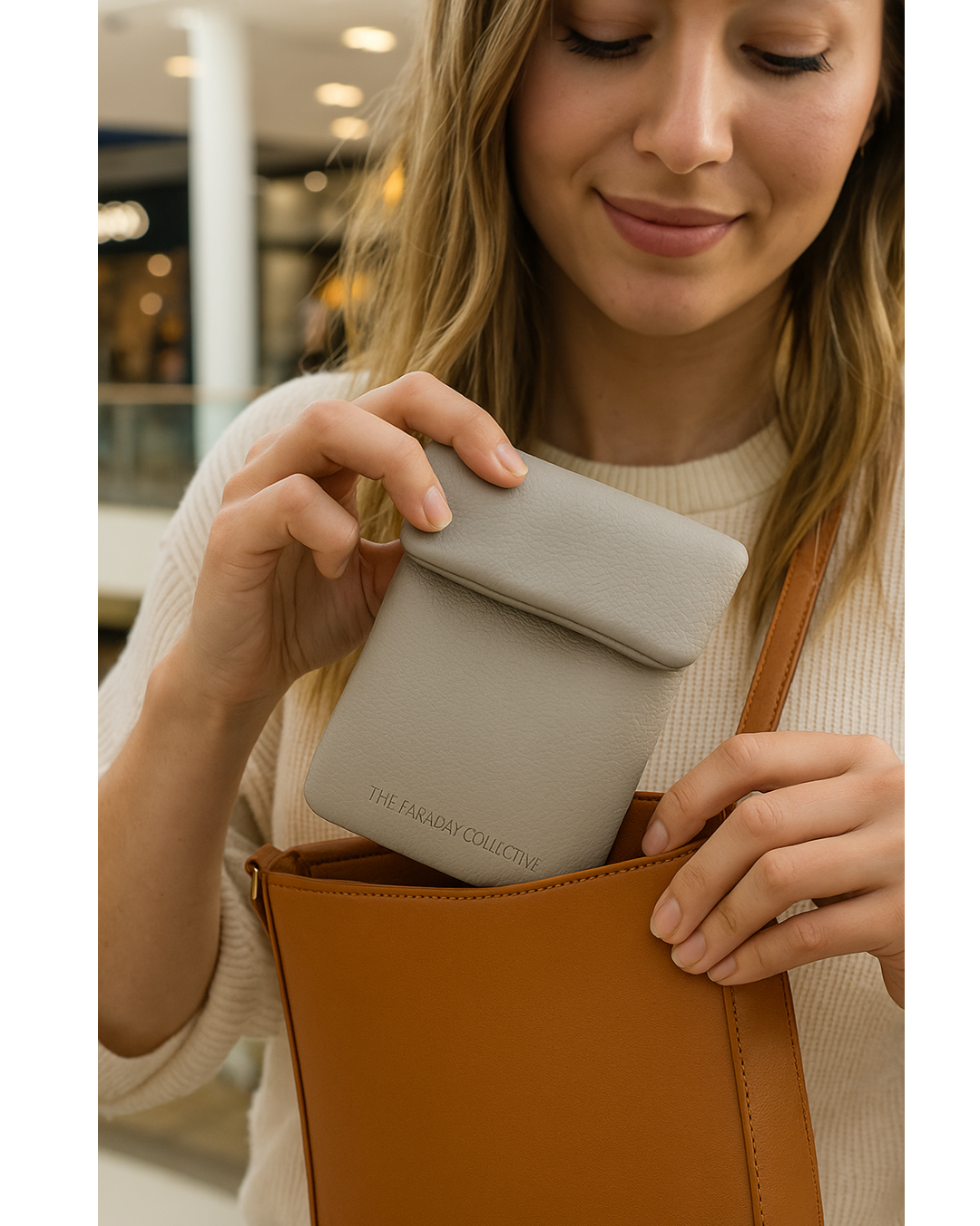 Signal Blocking Pouch Taupe (Bundle)