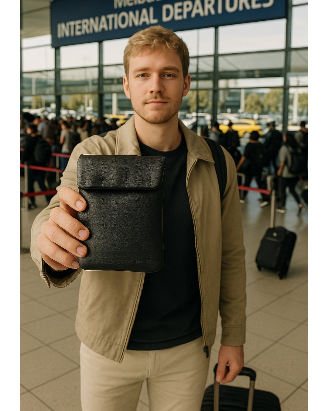 Signal Blocking Pouch Sara - Black