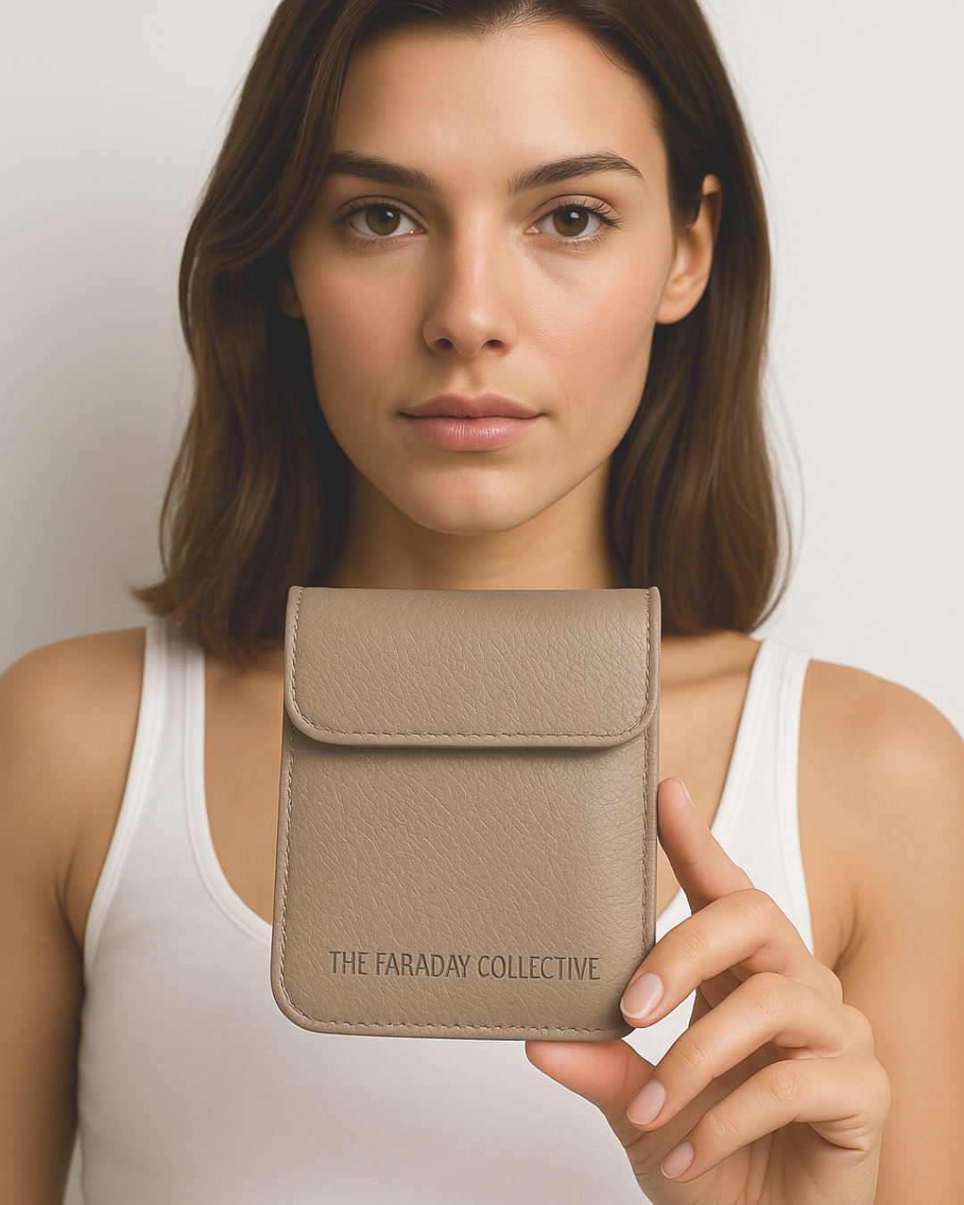 Signal Blocking Pouch Clara - Taupe