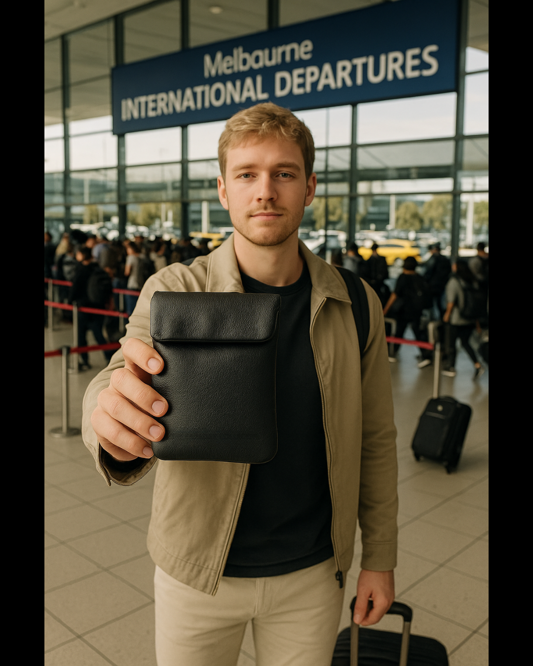 Signal Blocking Pouch Sara - Black