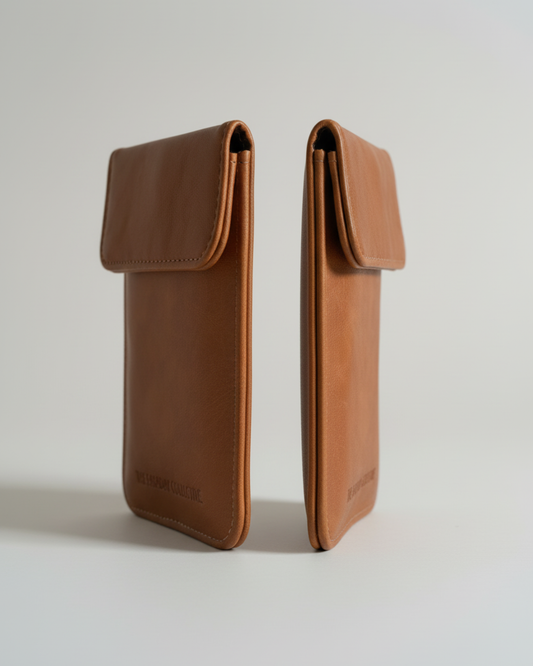 Signal Blocking Pouch Clara - Tan (Duo)