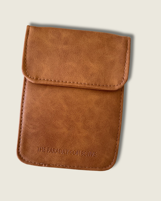 Signal Blocking Pouch Clara - Tan (Clearance)