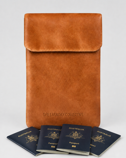Signal Blocking Pouch Sara - Tan