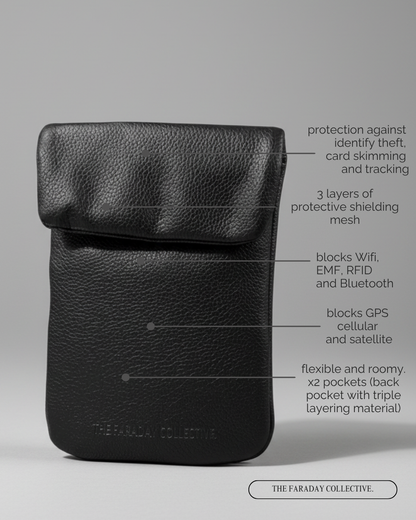 Signal Blocking Pouch Sara - Black