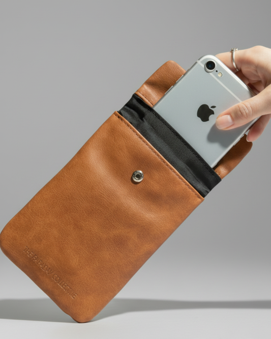 Signal Blocking Pouch Sara - Tan (Clearance)