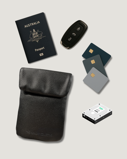 Signal Blocking Pouch Sara - Black
