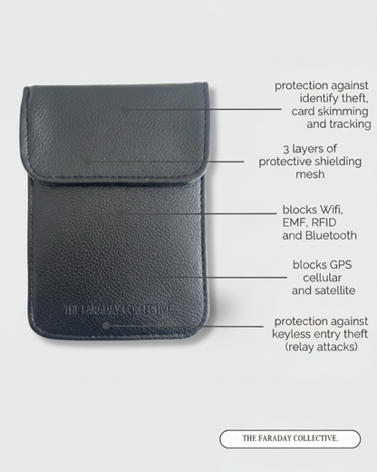 Signal Blocking Pouch Clara - Black