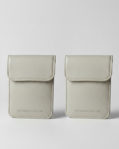 Signal Blocking Pouch Clara - Taupe x2pk (Clearance)