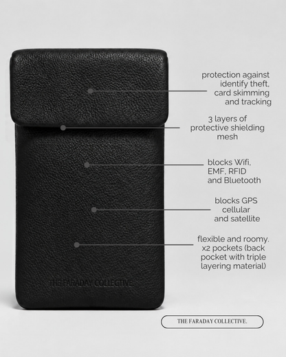 Signal Blocking Pouch Sara - Black