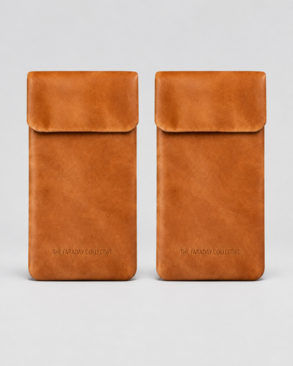 Signal Blocking Pouch Sara - Tan Duo