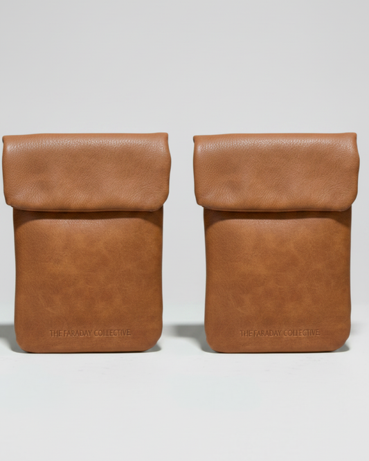 Signal Blocking Pouch Sara - Tan x2pk (Clearance)