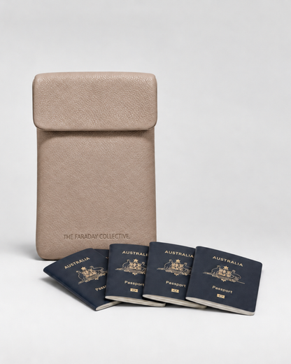 Signal Blocking Pouch Sara - Taupe