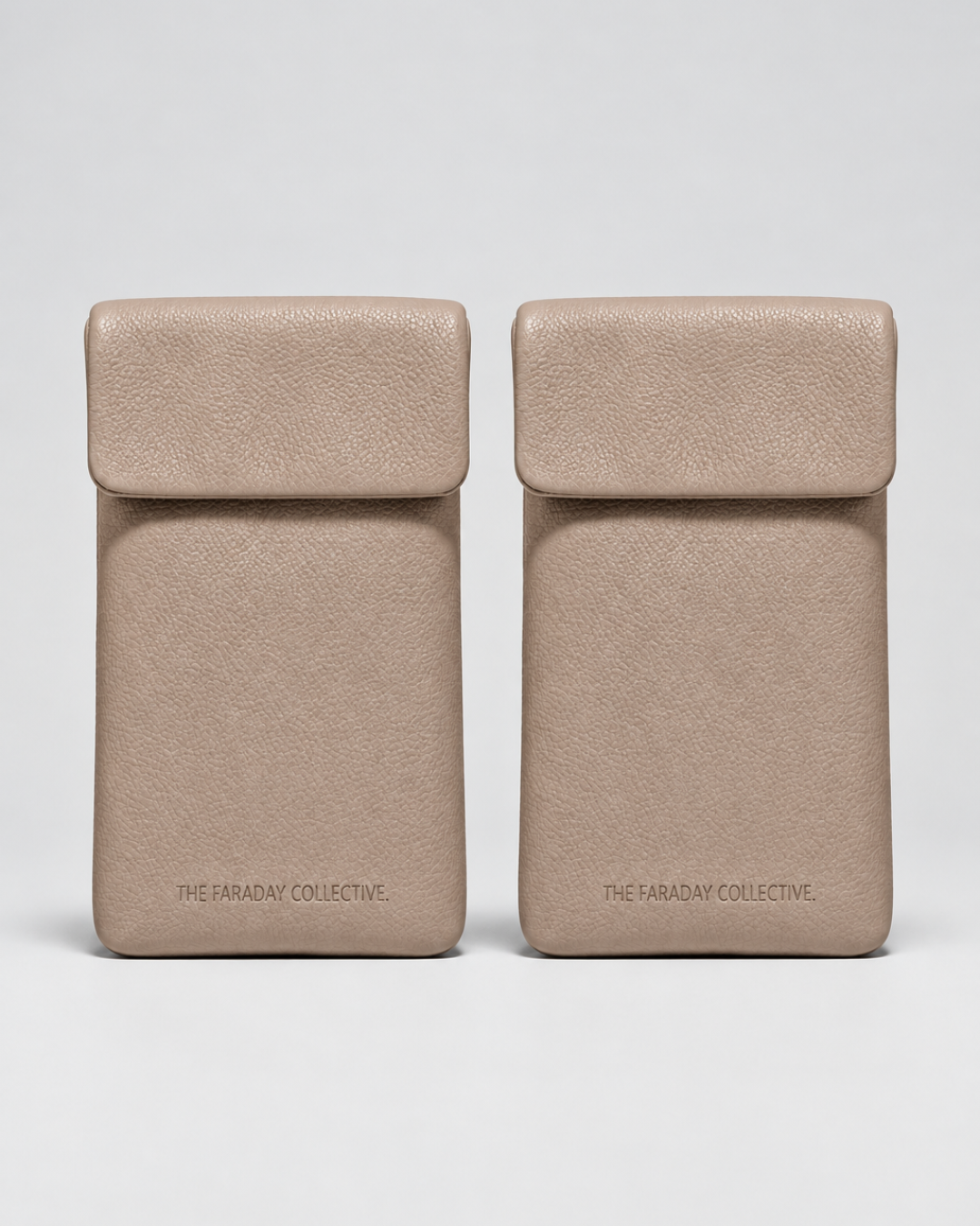 Signal Blocking Pouch Sara - Taupe Duo