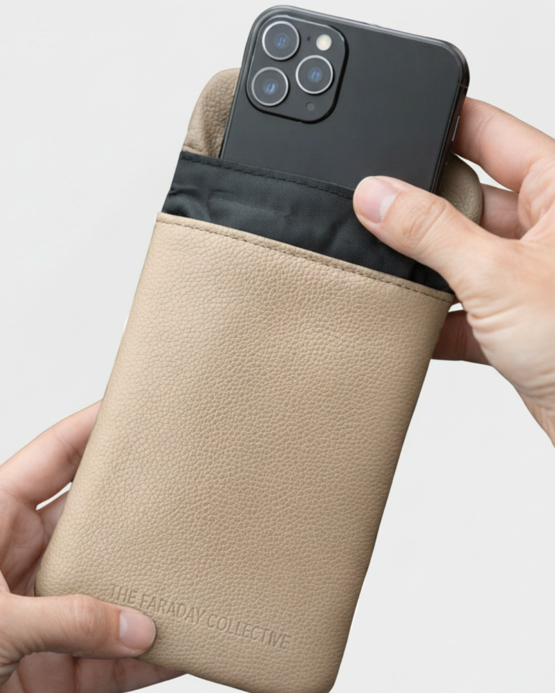 Signal Blocking Pouch Sara - Taupe