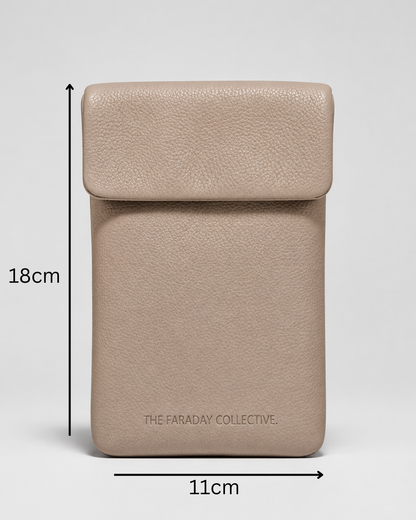 Signal Blocking Pouch Sara - Taupe