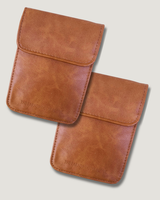 Signal Blocking Pouch Clara - Tan (Duo)