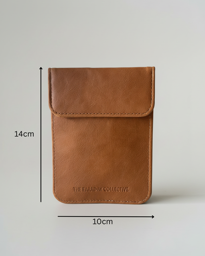 Signal Blocking Pouch Clara - Tan (Duo)