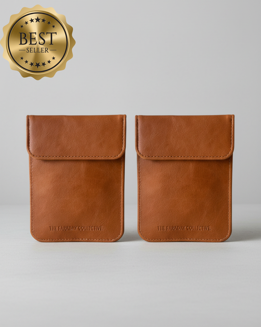 Signal Blocking Pouch Clara - Tan (Duo)