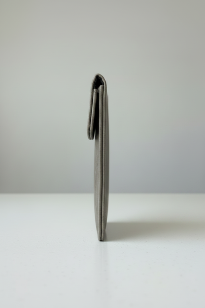Grey Pouch - Slim Side Profile