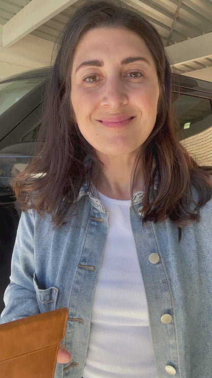 Signal Blocking Pouch Clara - Tan